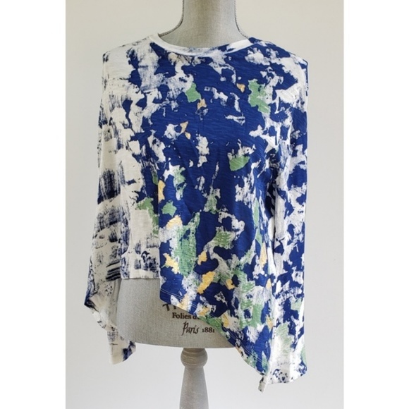 SOLD☆Akemi + Kin Graffito Splatter Paint Blouse XS - Picture 3 of 7